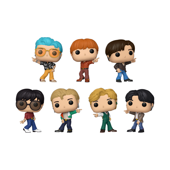 Funko Pop! Rocks Vinyl Figures: 7PK BTS - Dynamite - Walmart Exclusive