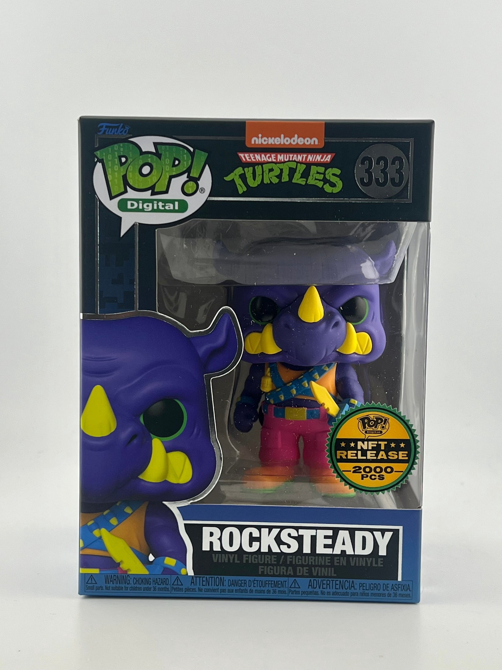 Funko Pop Rocksteady 333 NFT Vinyl Figure - Walmart.com