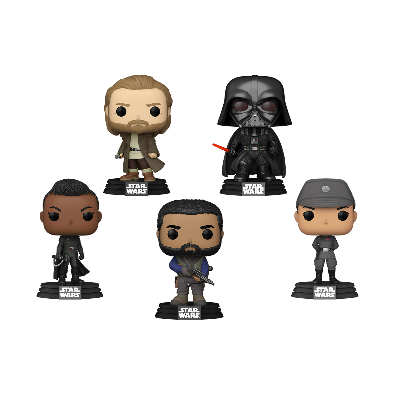 FUNKO Star Wars Obi-Wan Kenobi ボブルヘッド Star Wars Obi Wan Clone Wars Bobble-Head 15cm Funko Wacky