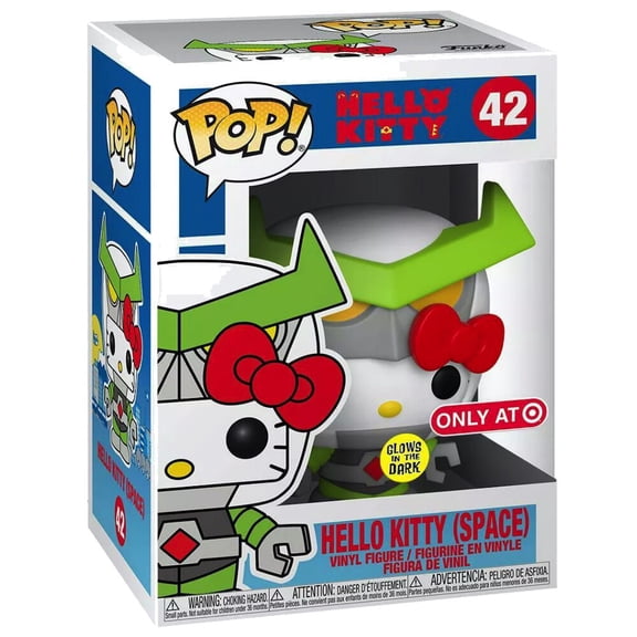 Funko Pop Sanrio 42 Hello Kitty Space Glow in the Dark Exclusive Vinyl Figure