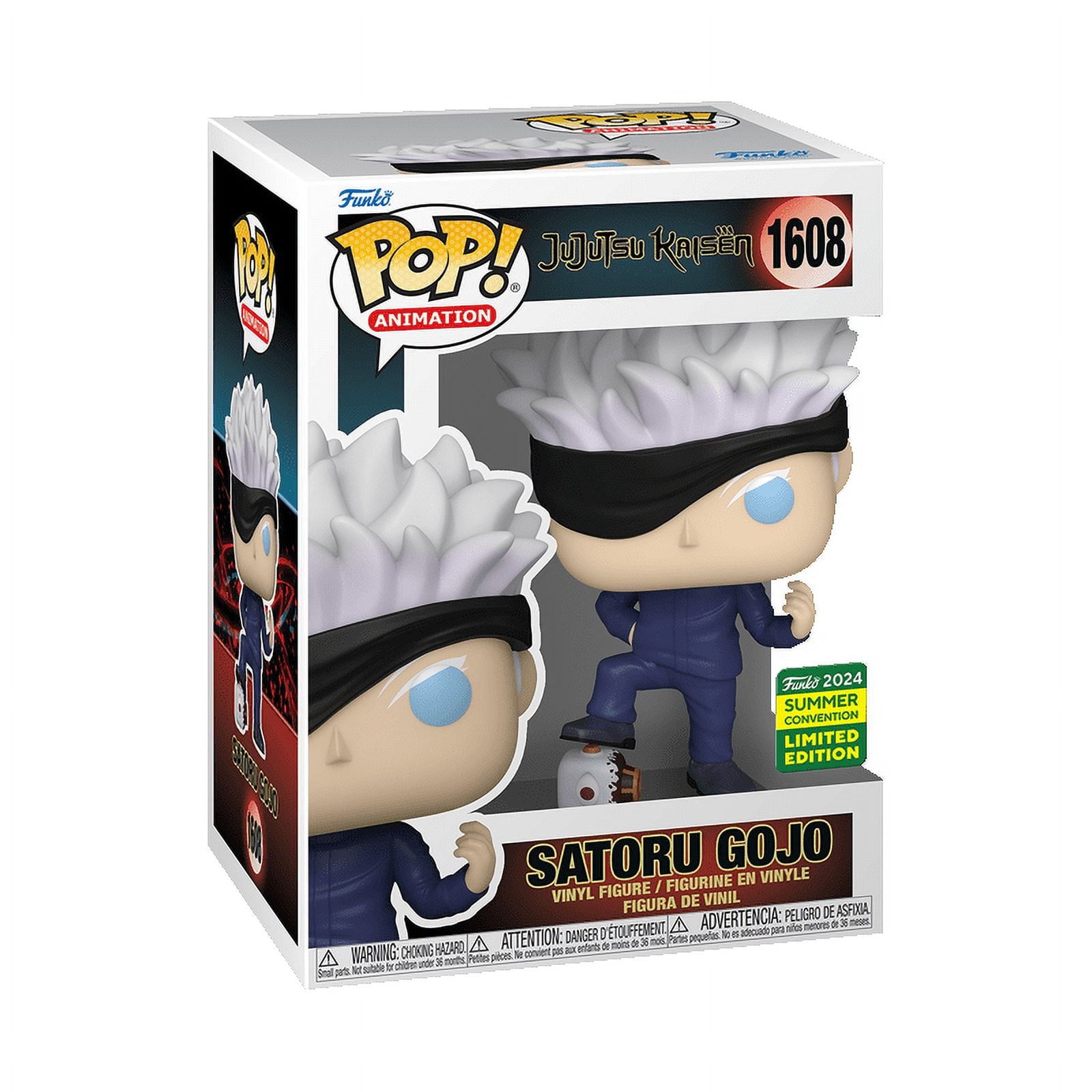Funko Pop! Satoru Gojo with Defeated Jogo #1608 - Jujutsu Kaisen