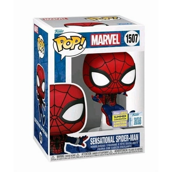 Funko Pop! Sensational Spider-Man #1507 Summer Convention 2025 Exclusive