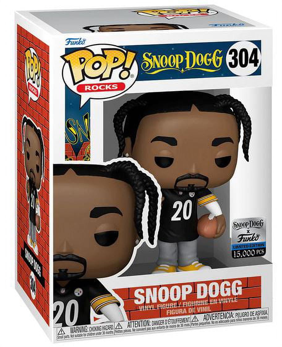 Funko Pop Snoop Dogg Limited 15,000 Steelers Exclusive 304 Vinyl 