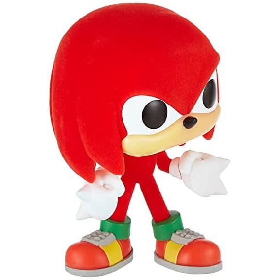 Funko POP Games 854 Sonic the Hedgehog Knuckles Flocked Exclusive Vinyl Figure