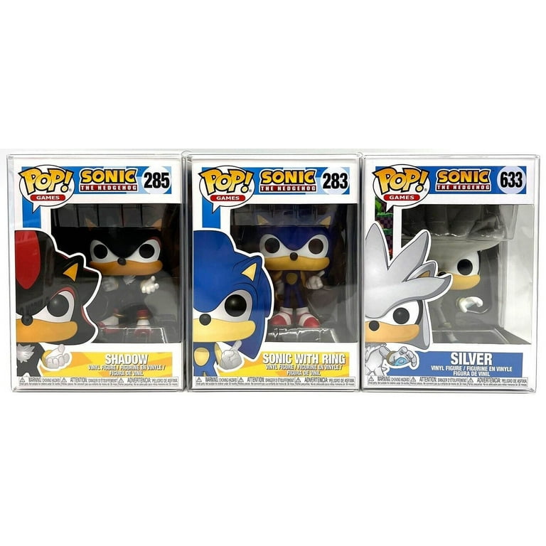 Funko Pop! Sonic The Hedgehog Shadow #285 Sonic #283 Silver #633