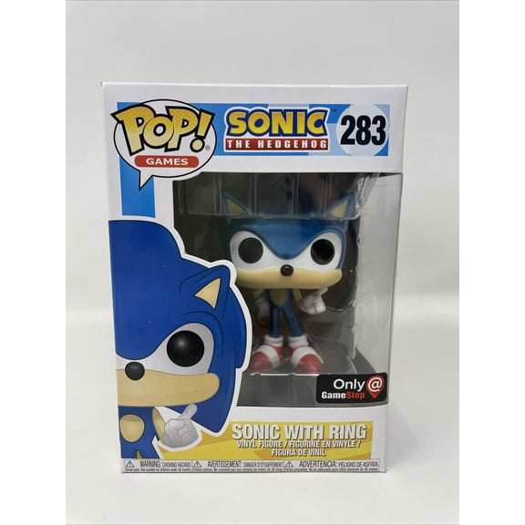 Funko Pop Sonic with Ring #283 Metallic Exclusive