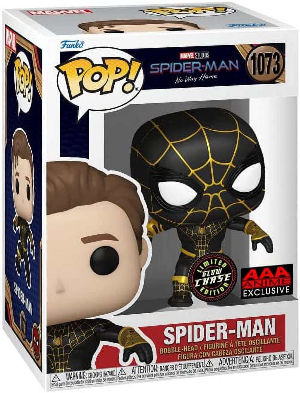 Funko Pop Spiderman No Way Home (Masked) GITD Chase Figure (AAA