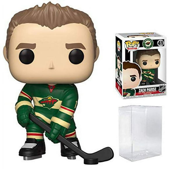 Funko Pop Sports NHL Minnesota Wild Zach Parise Action Figure (Bundled with Pop Box Protector to Protect Display Box)