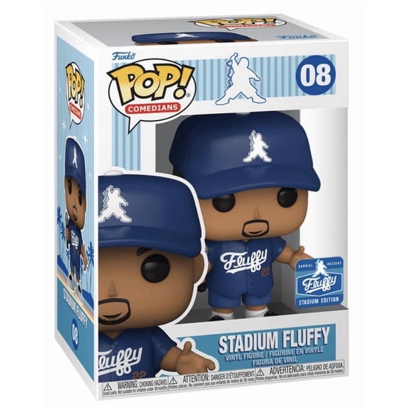 Funko Pop Stadium Fluffy Blue Jersey Comedians Vinyl Figure