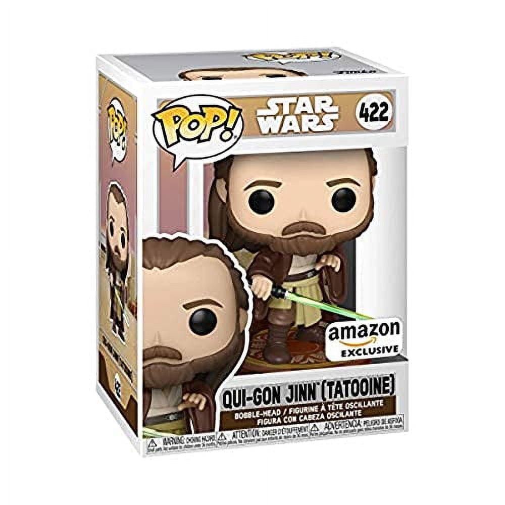 Funko Pop スターウォーズ　Qui-Gon Jinn レア Funko Pop Exclusive Qui Gon Jinn #422 Star Wars Tatooine w