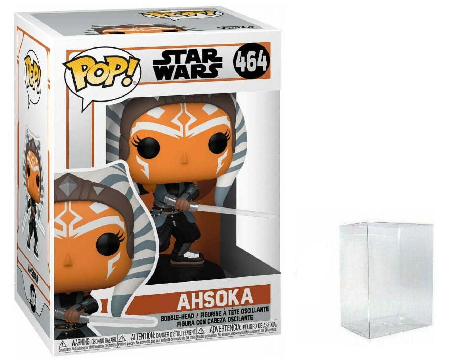 Funko Pop! Star Wars: Ahsoka Tano with Dual Lightsabers | Goodies Officiels Science-Fiction - Figurine Vinyle à Collectionner - Idée Cadeau Anniversaire pour Fans et Collectionneurs