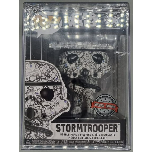 Funko Pop Star Wars Futura : Stormtrooper #296 Vinyl Figure w/Stack