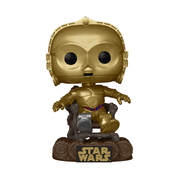 Funko Pop! Star Wars: Return of the Jedi 40th Anniversary – C-3P0 in Chair Vinyl Bobblehead