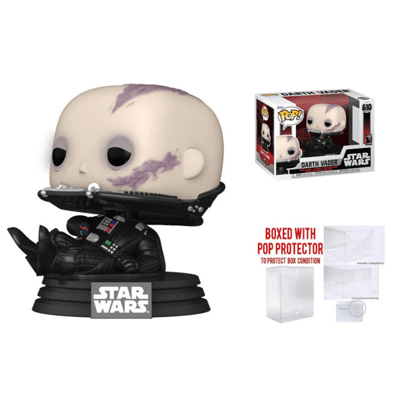 Unmasked darth vader pop discount