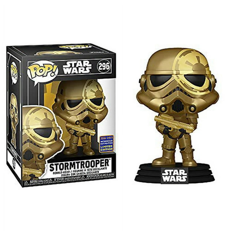 Funko Pop #296 Gold Star Wars Stormtrooper Wondrous Con