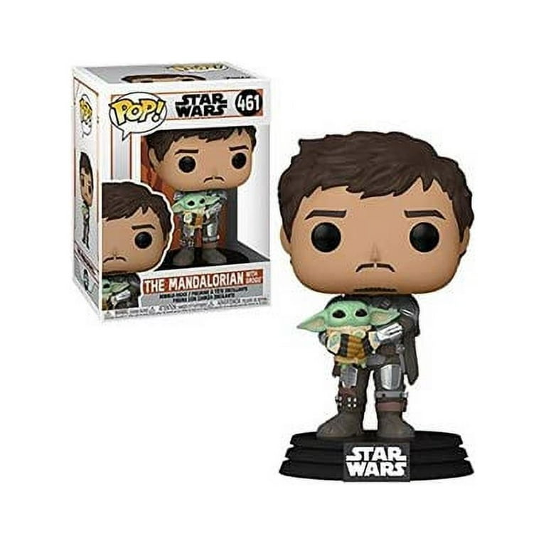 Funko Pop Star Wars The Mandalorian Mondo Holding Child Grogu
