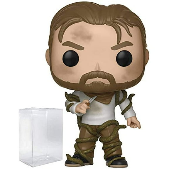 Funko Pop! Stranger Things - Hopper With Vines Vinyl Figure (Bundled With Pop Box Protector Case)