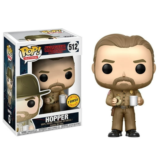 Funko Pop Stranger Things Jim Hopper CHASE Variant Vinyl Figure