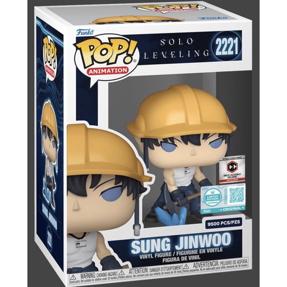 Funko Pop! Sung Jinwoo 2221 Solo Leveling Animation Exclusive Limited Edition 9500 pcs