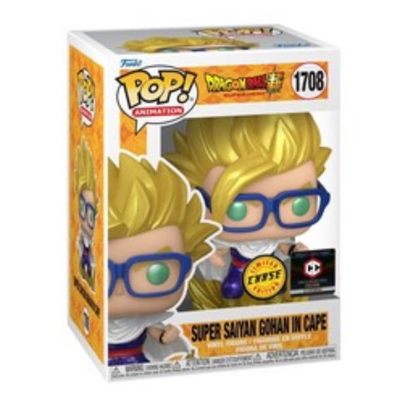 Funko Pop Super Saiyan Gohan in Cape Chase Variant