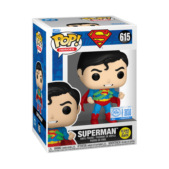 Funko Pop! DC Superman Breaking Chains (Glow) GITD Exclusive Figure #615