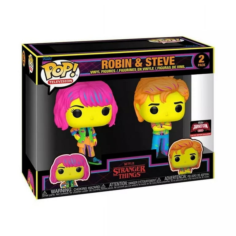Funko Pop! TV Stranger Things Robin & Steve Vinyl Figures 2pk