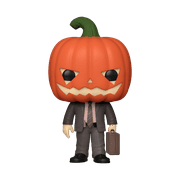 Funko Pop! TV: The Office- Dwight with Pumpkinhead Vinyl Figure