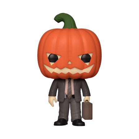Funko Pop! TV: The Office- Dwight with Pumpkinhead Vinyl Figure