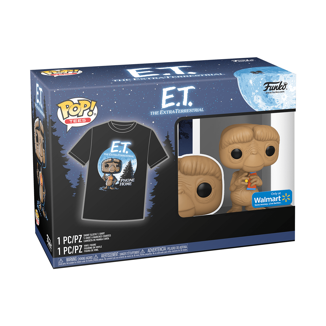 Funko Pop! & Tee: E.T. - E.T. with Reeses - XL (Walmart Exclusive)
