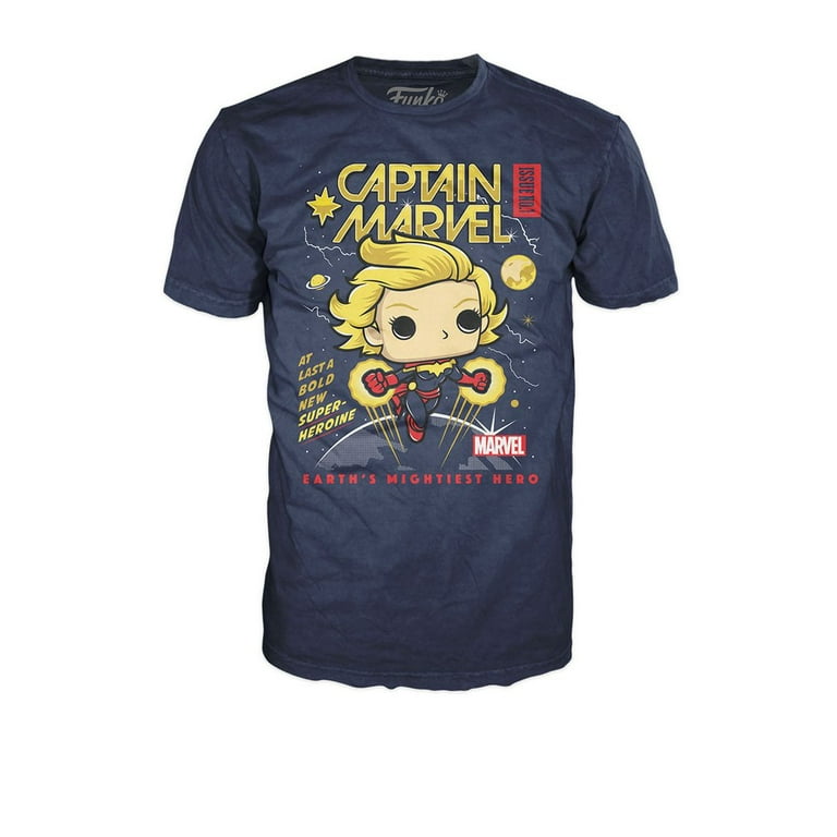 Captain marvel funko pop shirt sales