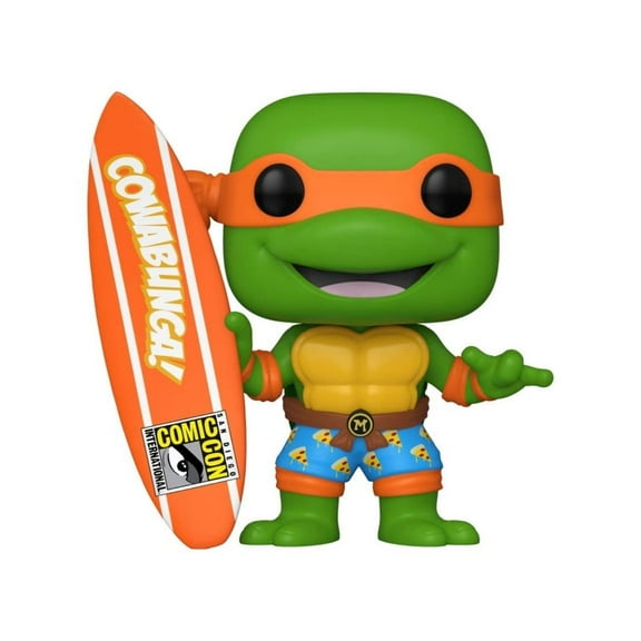 Funko Pop! Television #1019 TMNT Michelangelo with Surfboard SDCC 2020 Exclusive