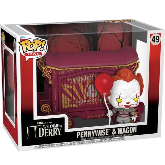 Funko Pop! Television – Pennywise with Wagon #49 Vinyl Figure (HBO’s Welcome to Derry)