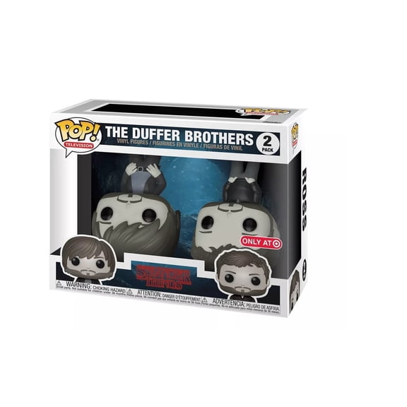 Funko Pop! Television - Stranger Things - The Duffer Brothers (Upside Down) - Target Exclusive Collectible Vinyl Figure - 2 Pack