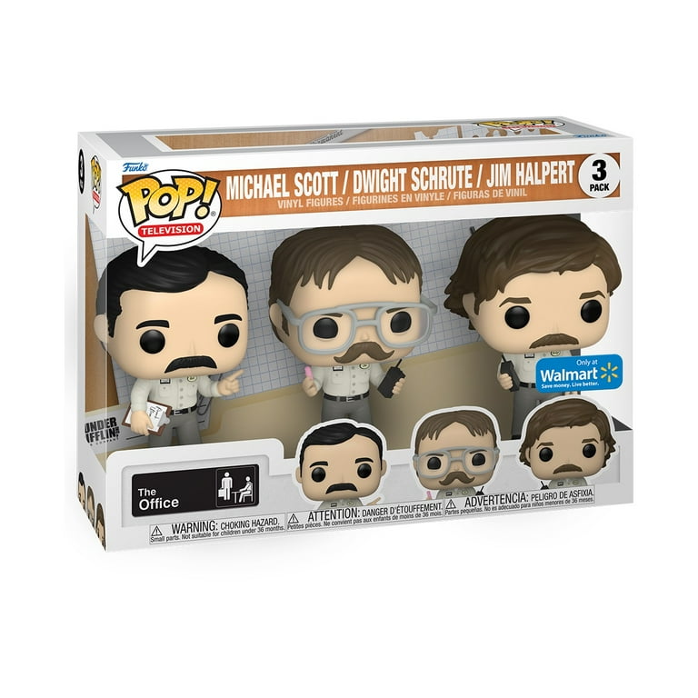 Funko Pop! TV: The Office Utica Prank 3-Pack Vinyl Figure Set