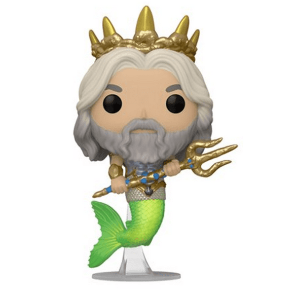 Funko Pop!  The Little Mermaid Live Action:  King Triton Vinyl Figure #1365