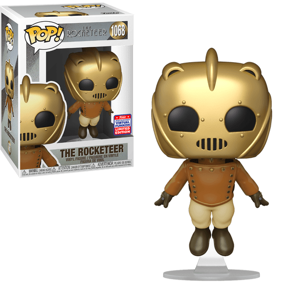 Funko Pop! The Rocketeer Virtual Funkon Sticker #1068 + Protector