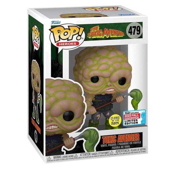 Funko POP Heroes The Toxic Avenger 479 Glow in The Dark Vinyl Figure
