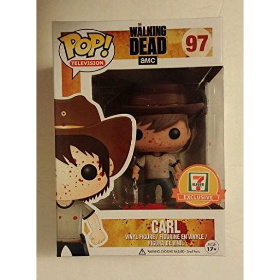 Funko Pop! Television #97 Carl Grimes Bloody The Walking Dead 7-Eleven Exclusive