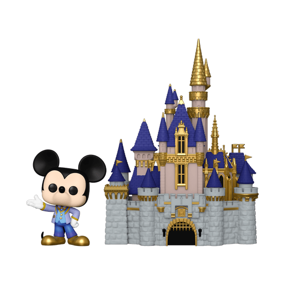 Funko Pop! Town: Walt Disney World 50th Anniversary - Castle & Mickey Vinyl Figure