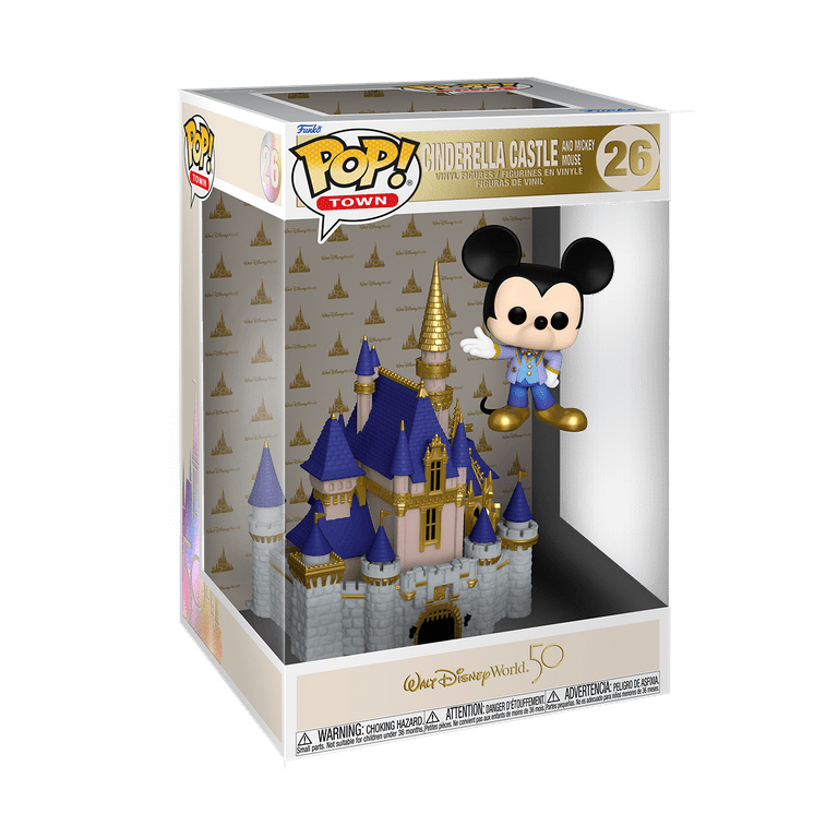 Funko Pop! Town: Walt Disney World 50th Anniversary - Castle & Mickey Vinyl  Figure