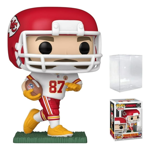 Funko Pop! Travis Kelce Vinyl Figure #257, Bundled with Protective Case