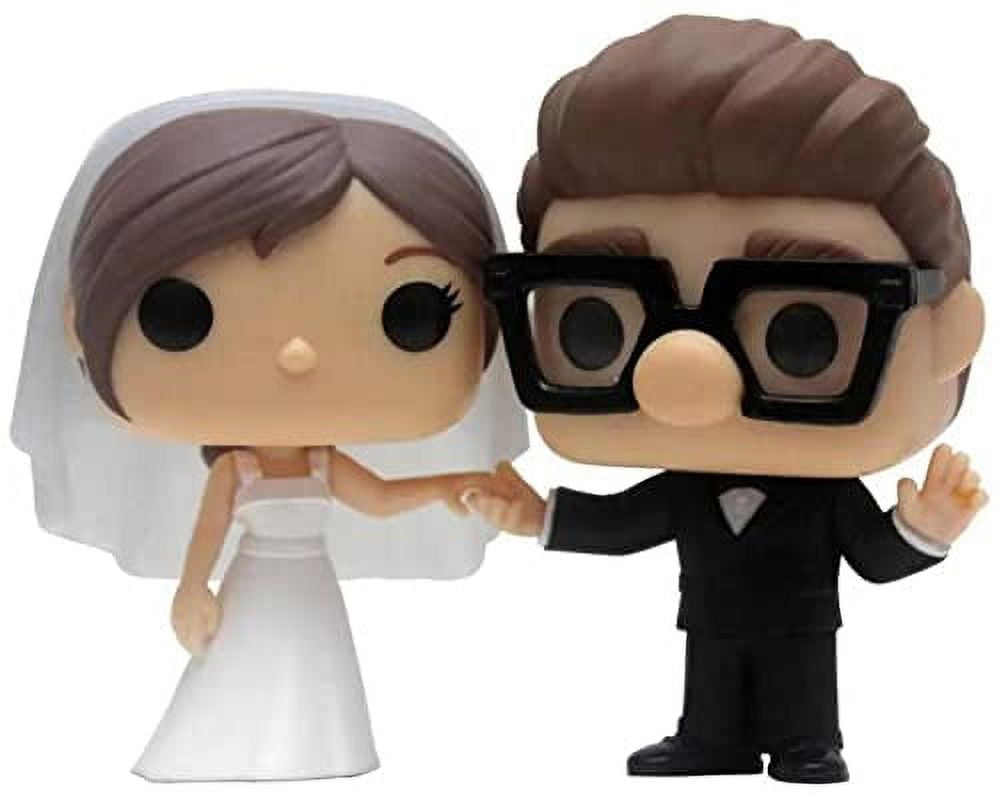Funko Pop! Up Carl and Ellie Wedding Vinyl Figures, 2 Count - Walmart.com, image size:1000x796