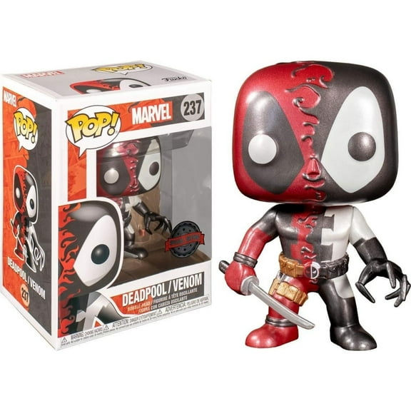 Funko Pop Venom Venomized Deadpool Metallic Bobble-Head Figure