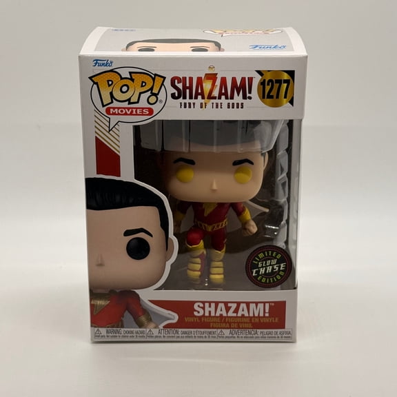 Funko Pop! Vinyl: DC Universe - Shazam! #1277 GLOW CHASE! Limited Edition! NEW