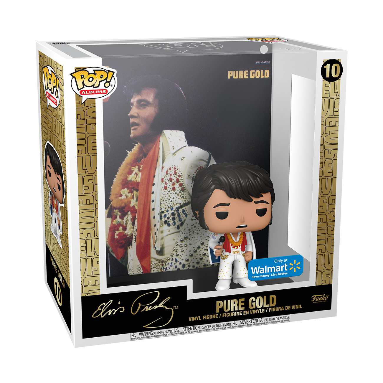 Funko Pop! Vinyl Figure Albums: Elvis - Pure Gold - Walmart Exclusive - image 1 of 5