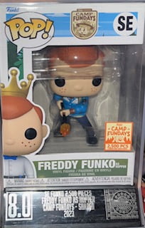 Funko Pop Vinyl Figure Freddy Funko as Hopper SE Graded Camp Fundays Limited Edition