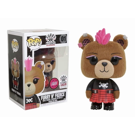 Funko Pop Vinyl Figure Furry N' Fierce Build-a Bear Flocked Chase
