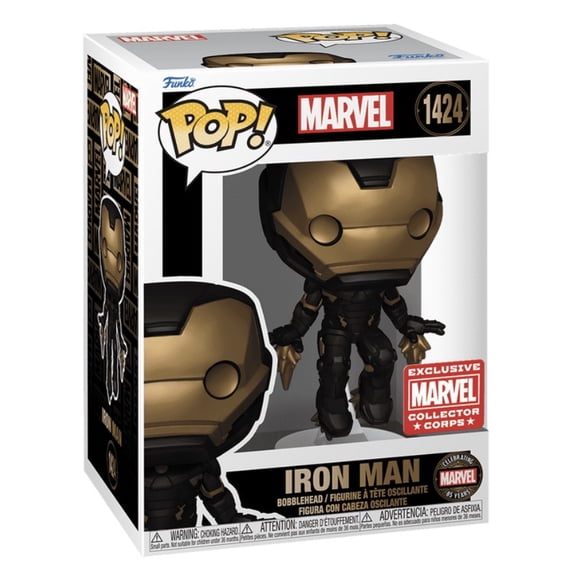 Funko Pop Vinyl Figure Iron Man 1424 Marvel Corps Exclusive Bobblehead