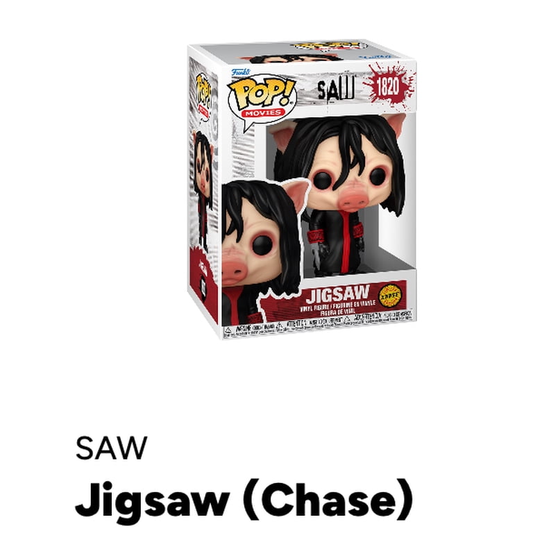Funko POP! ジグソウ CHASE版 Funko Pop Vinyl Figure Jigsaw Saw Chase Variant - Walmart.com