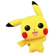 Funko - Pop Games #553 - PokeMon- Pikachu (Flocked) (Exclusive)